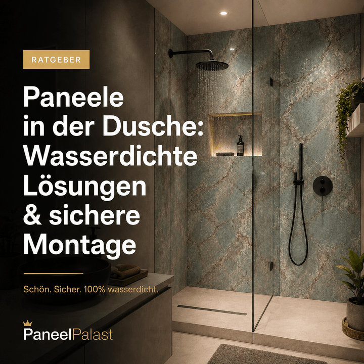Paneele in der Dusche – wasserdichte Lösungen & sichere Montage