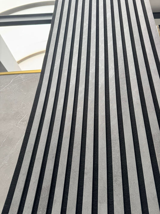 Akustikpaneel Betonoptik 280 × 60 cm – moderner Industrial-Look