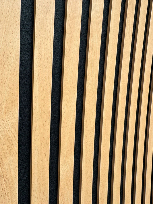 Akustikpaneel Buchholz 275 × 60 cm – natürliche Holzoptik mit Schallschutz