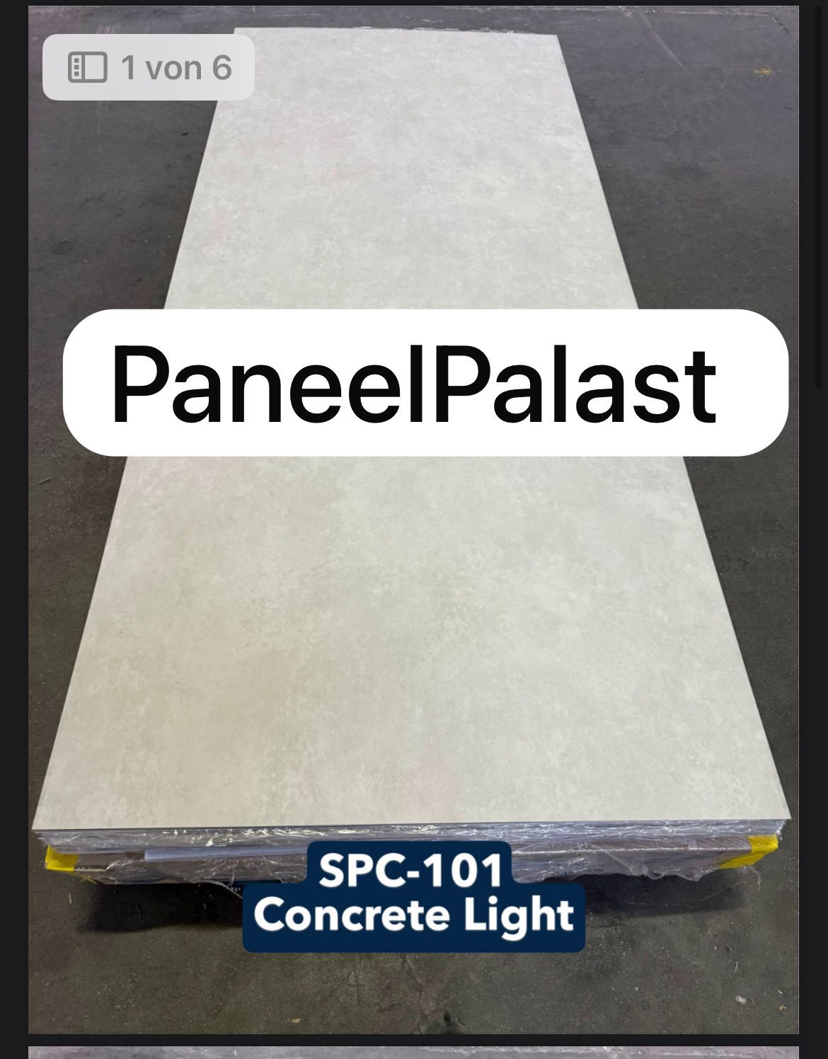 Strukturpaneel Design Concrete Light 280 cm x 120 cm