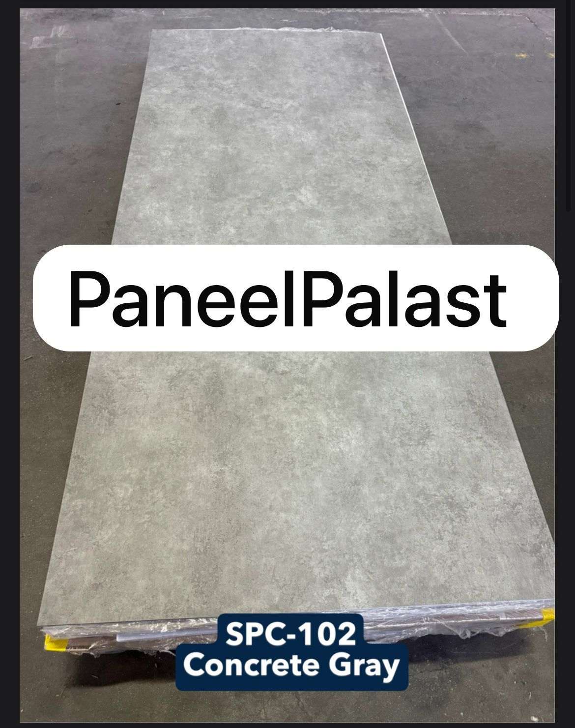 Strukturpaneel Design Concrete Grey (Beton)  280 cm x 120 cm