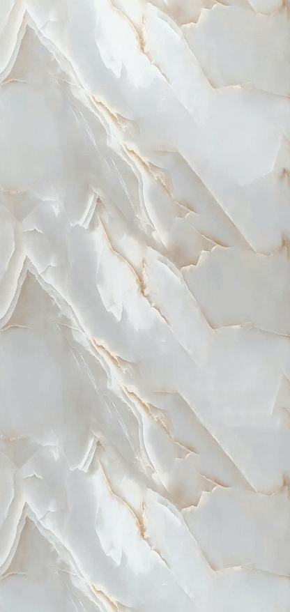PVC-Paneel Onyx Pearl 280×122 cm – schimmernde Marmor-Perloptik