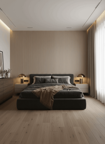 Akustikpaneel Design Beige and White 275 x 60