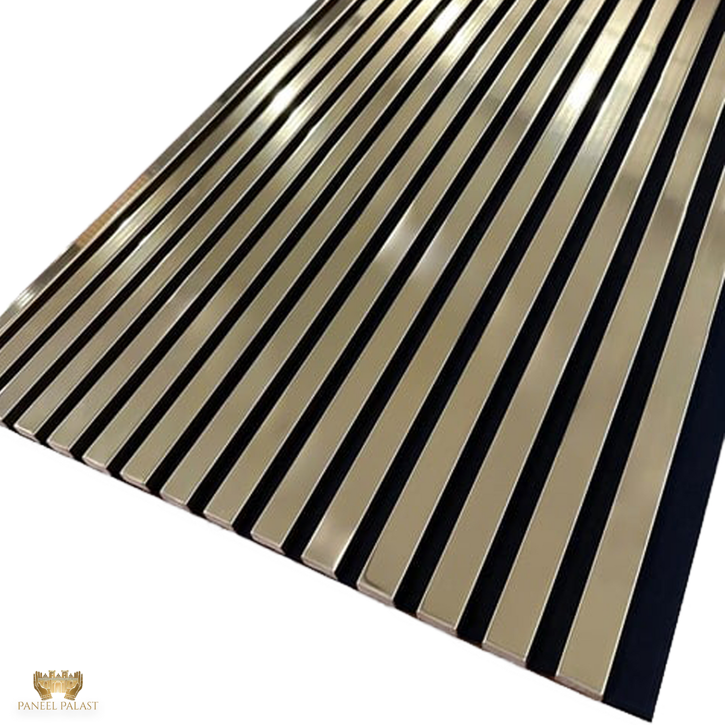 Akustikpaneel Design Gold Chrom 280 cm x 60 cm