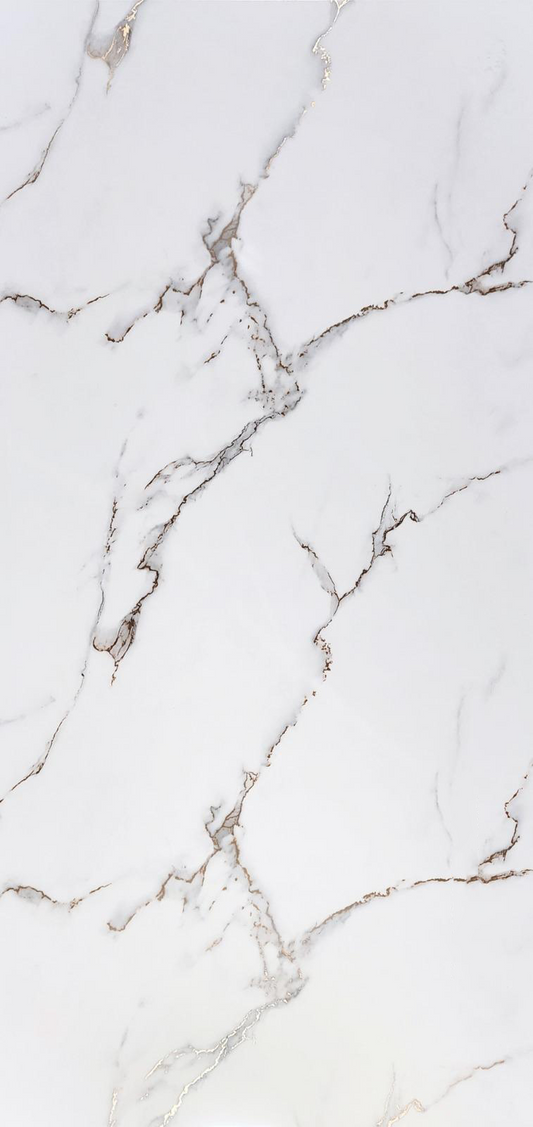 PVC-Paneel Design Carrara Pearl 260 cm x 122 cm
