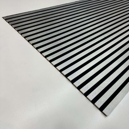 Akustikpaneel Silber 275 × 60 cm – moderne Wandverkleidung