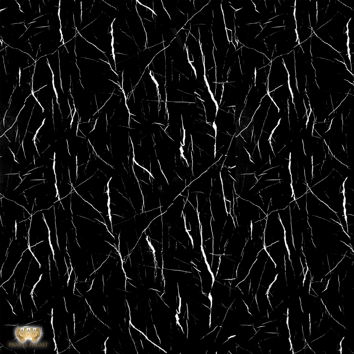 PVC-Paneel Design Marmor Schwarz 280 cm x 120 cm