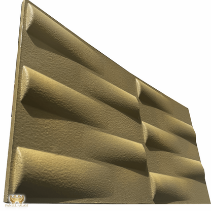 Modern Creme - 3D Wandpaneel / Wandverkleidung Styropor 150cm x 50cm