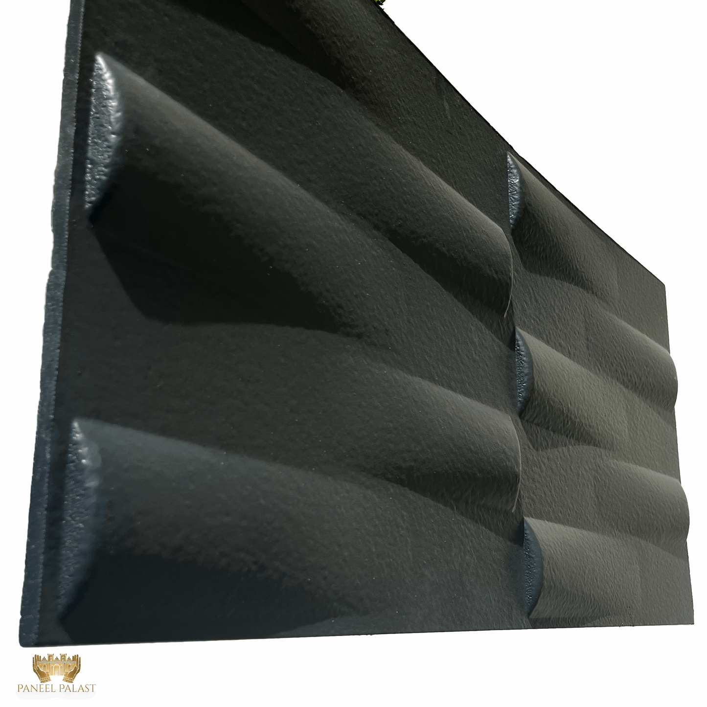 Modern Anthracite - 3D Wandpaneel / Wandverkleidung Styropor 150cm x 50cm