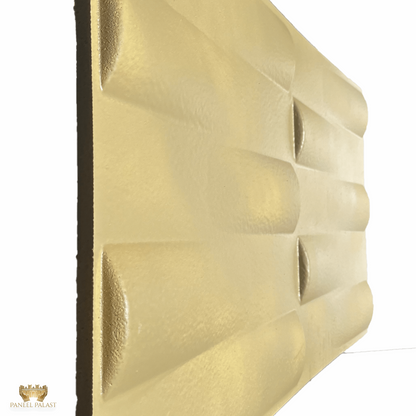 Modern Creme - 3D Wandpaneel / Wandverkleidung Styropor 150cm x 50cm