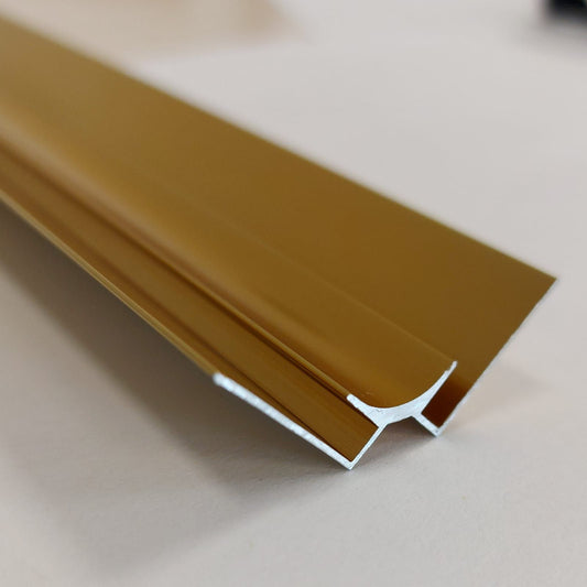 Winkelleiste Aluminium Gold 270 cm Innenecke