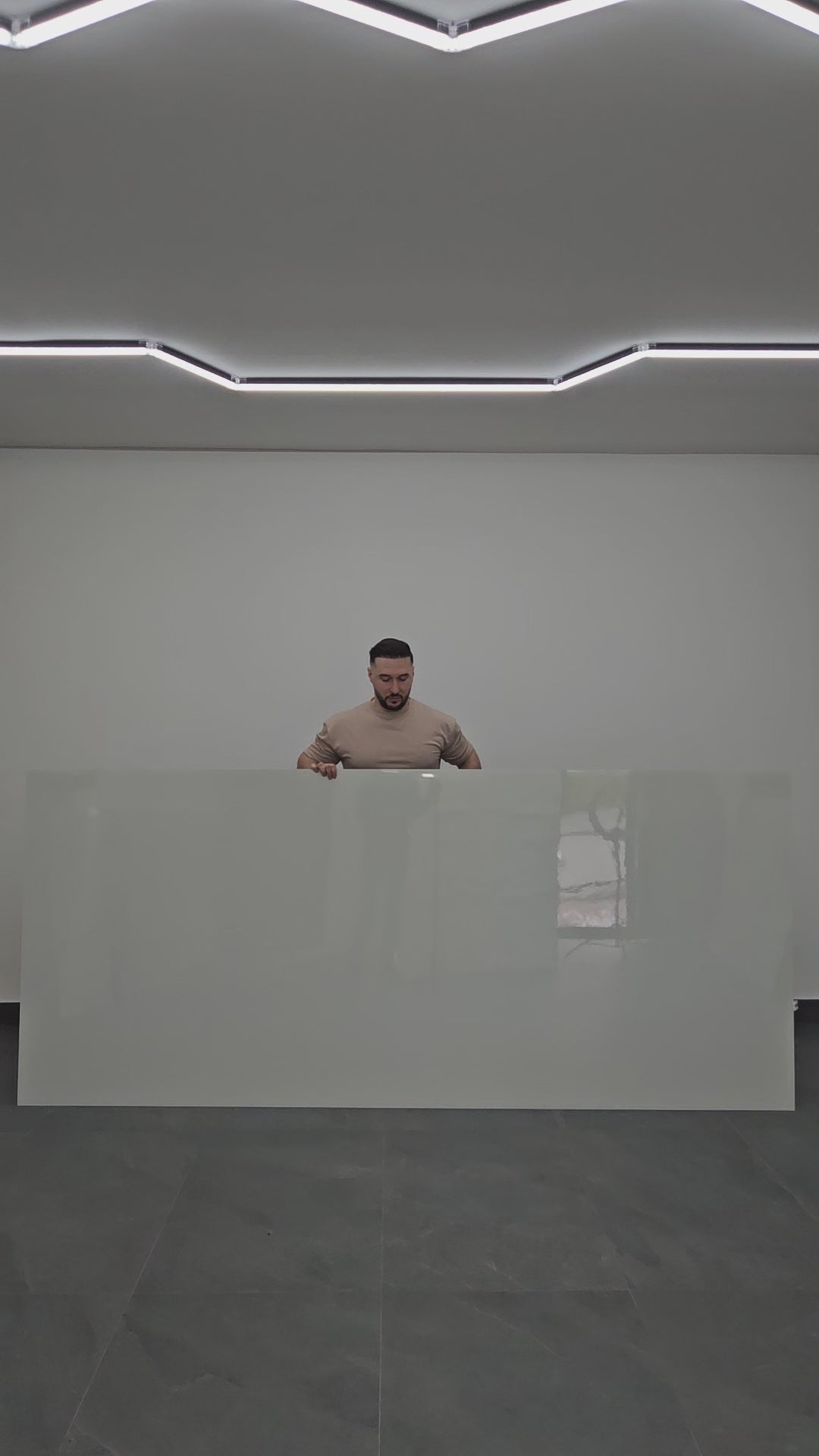 PVC-Paneel Design highgloss White 280 cm x 122 cm