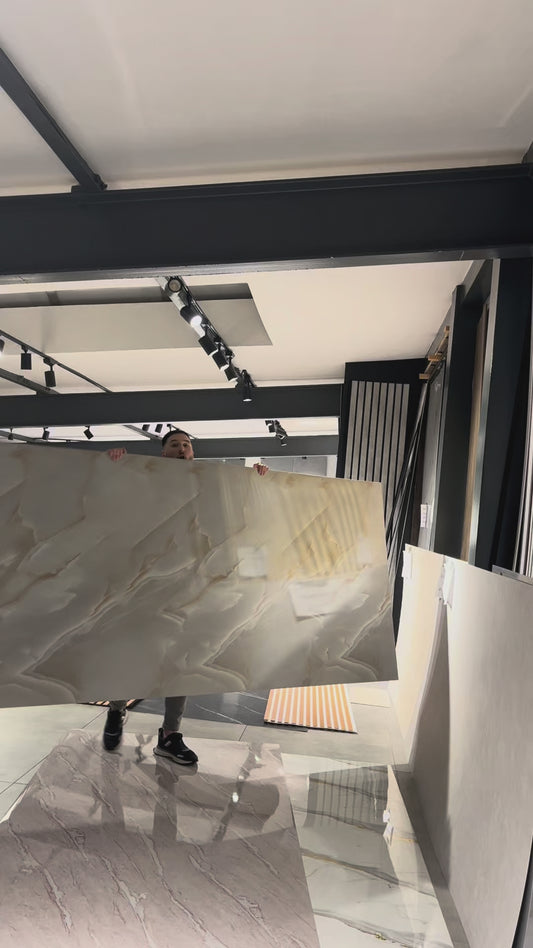 ⁠PVC-Paneel Design Onyx Pearl 280 cm x 122 cm